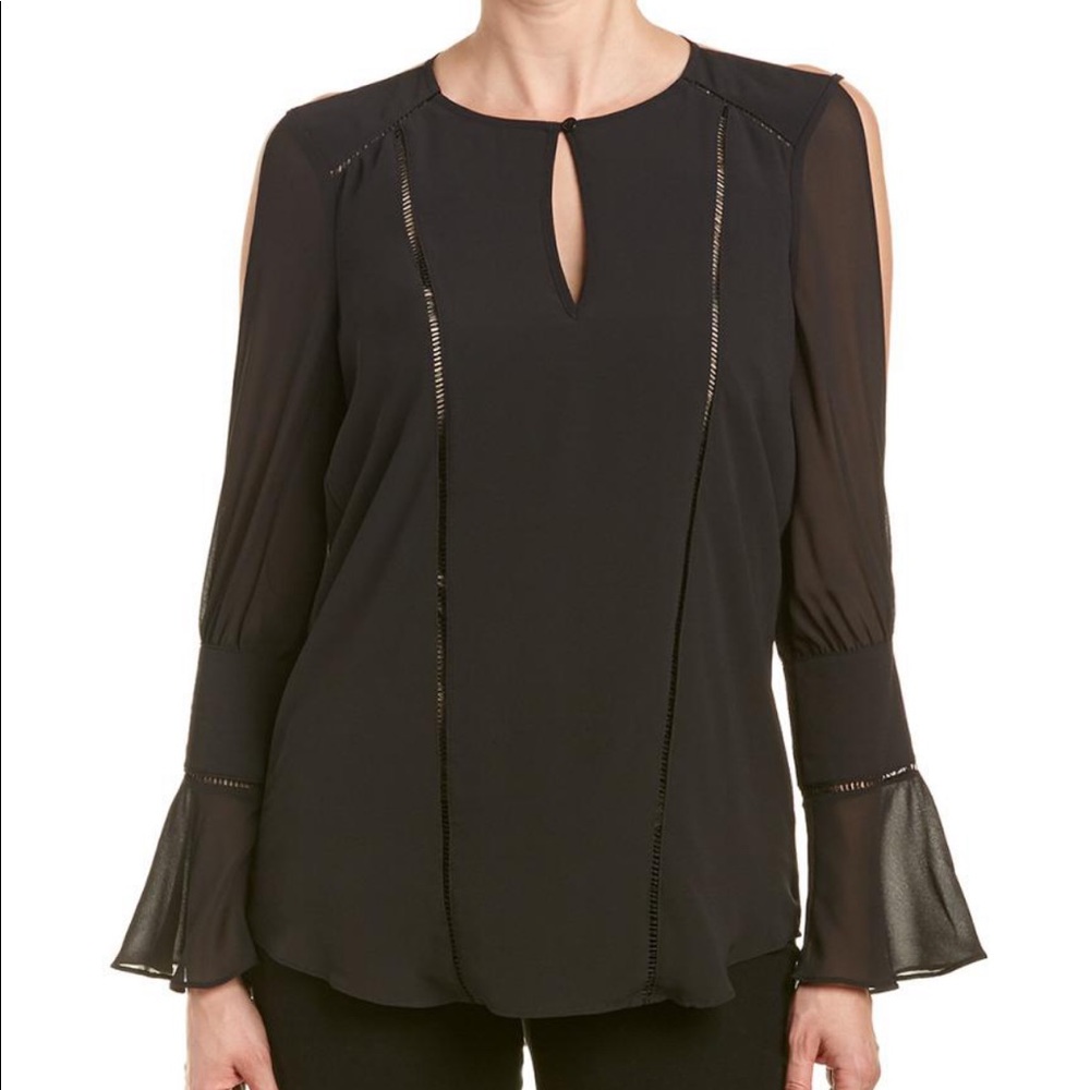 New Black Haute Hippie Blouse